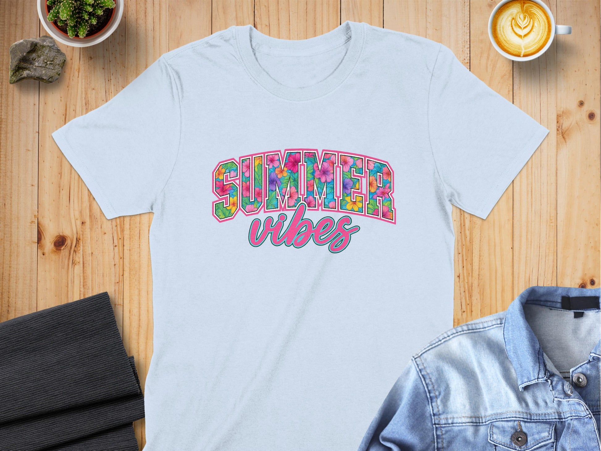 Summer Vibes Graphic T-Shirt Casual Tee Shirt product