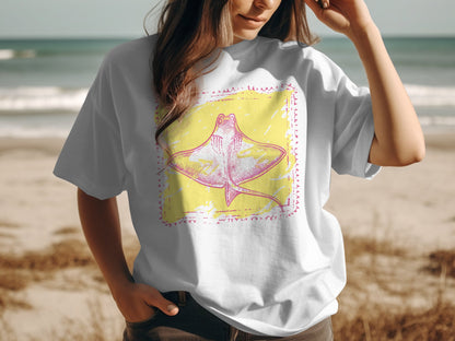 Stylish Stingray Art Graphic Design T-shirt product