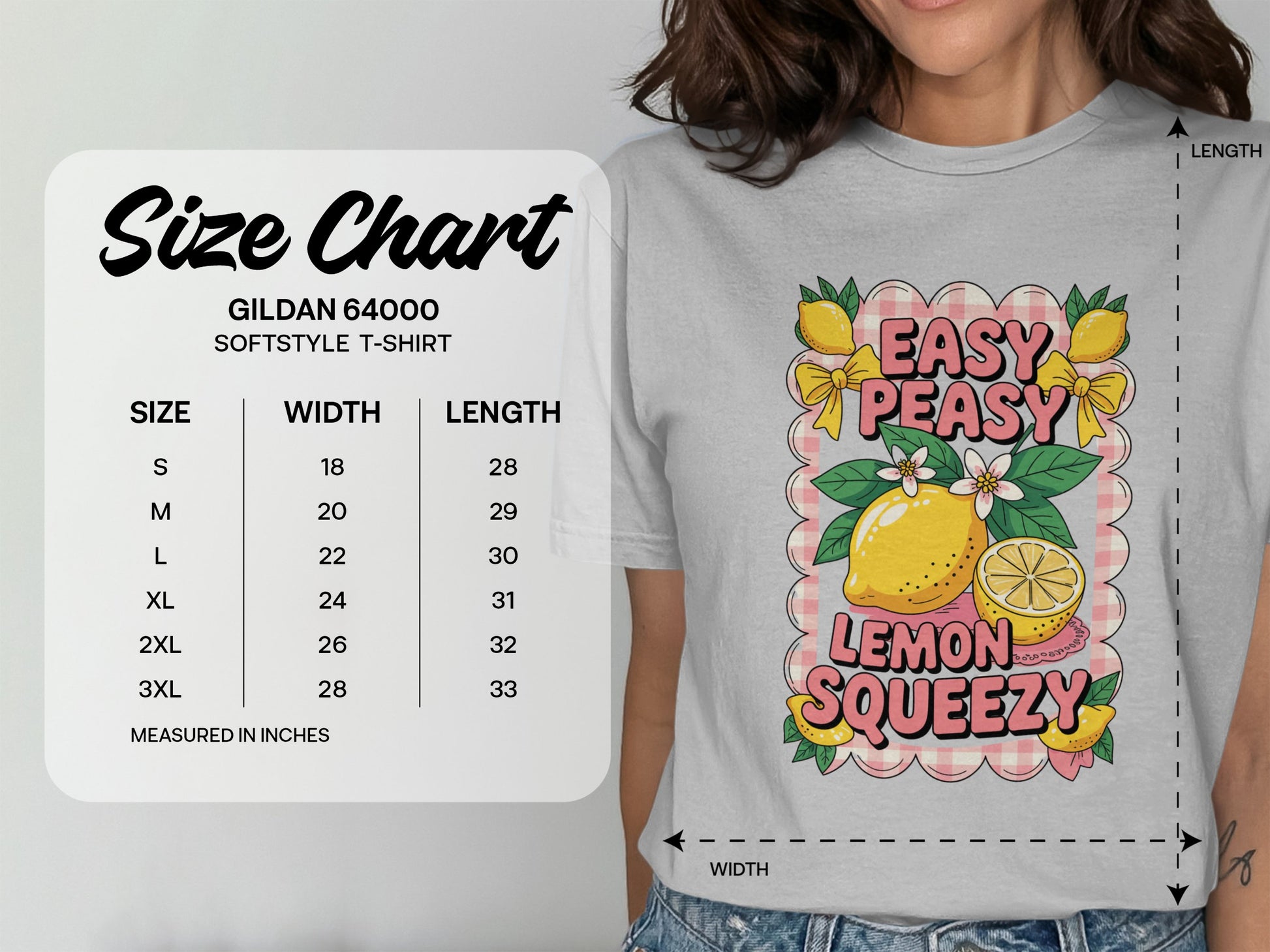Easy Peasy Lemon Squeezy Graphic T-Shirt product type