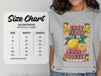 Easy Peasy Lemon Squeezy Graphic T-Shirt product type