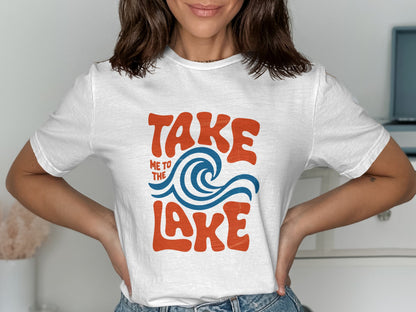 Take Me To The Lake Graphic Unique Design T-Shirt product