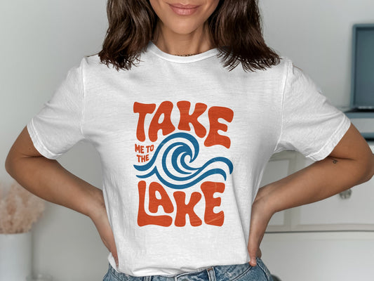 Take Me To The Lake Graphic Unique Design T-Shirt product