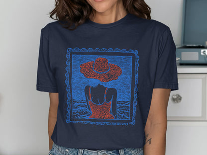 Stylish Retro Scenic Print Graphic T-Shirt product