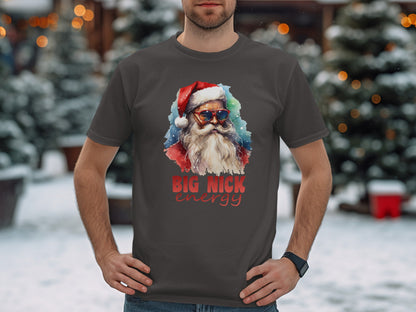Big Nick Energy Santa Claus Graphic T-Shirt product