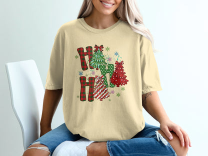 Christmas Tree and Gifts Graphic Print T-shirt product