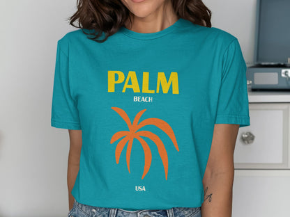 Palm Beach USA Graphic T-Shirt Casual Clothing product type