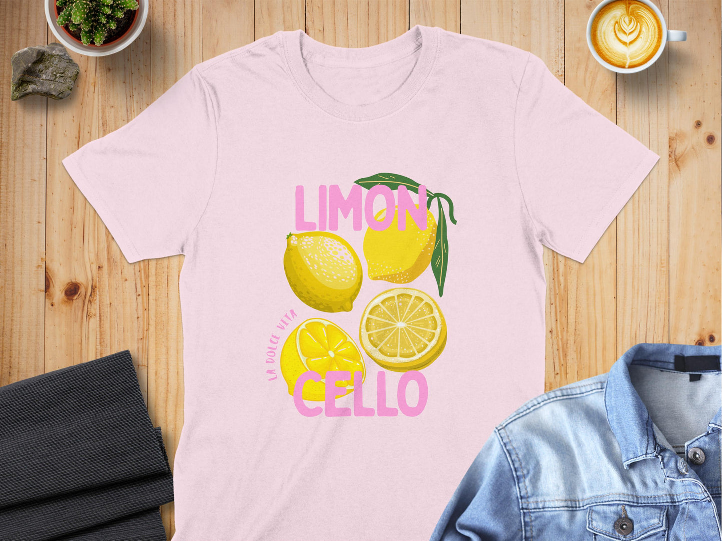 Limoncello Pink Graphic Short Sleeve T-Shirt product