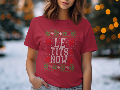 Festive Holiday Sayings Shirt Bright Casual Product