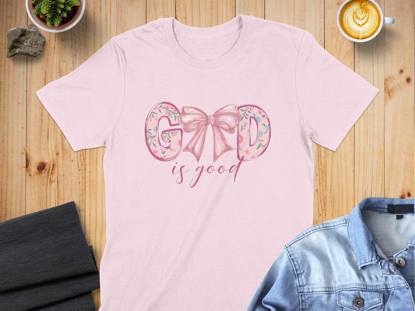 God Is Good Inspirational Graphic T-Shirt product type
