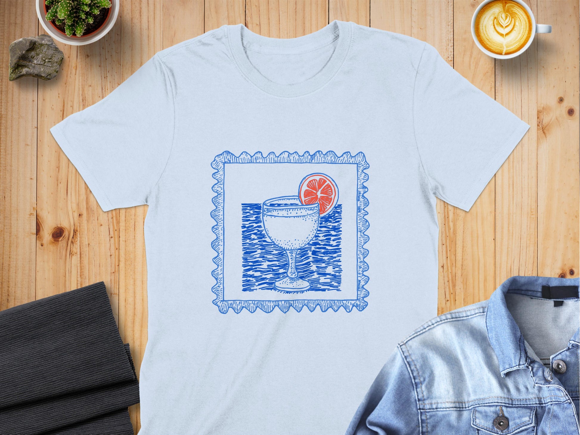 Artistic Cocktail Design Graphic Tee product