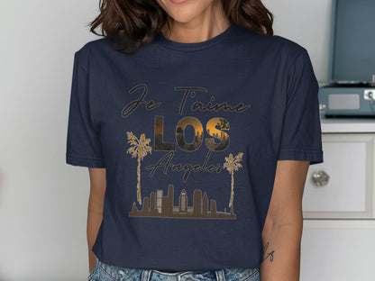 Je T'aime Los Angeles Skyline Graphic T-Shirt product