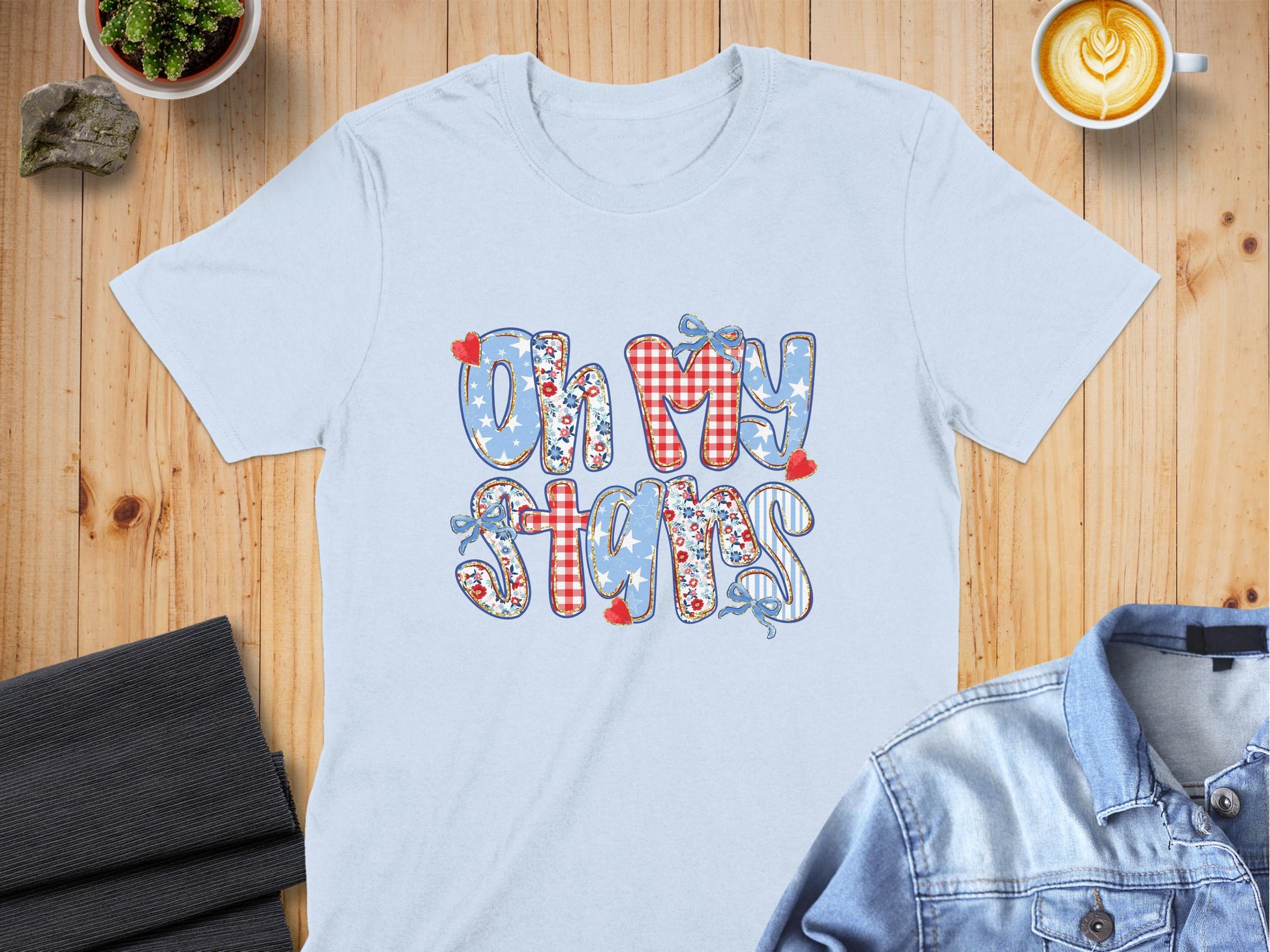 Oh My Stars Graphic Short Sleeve Tee Shirt product