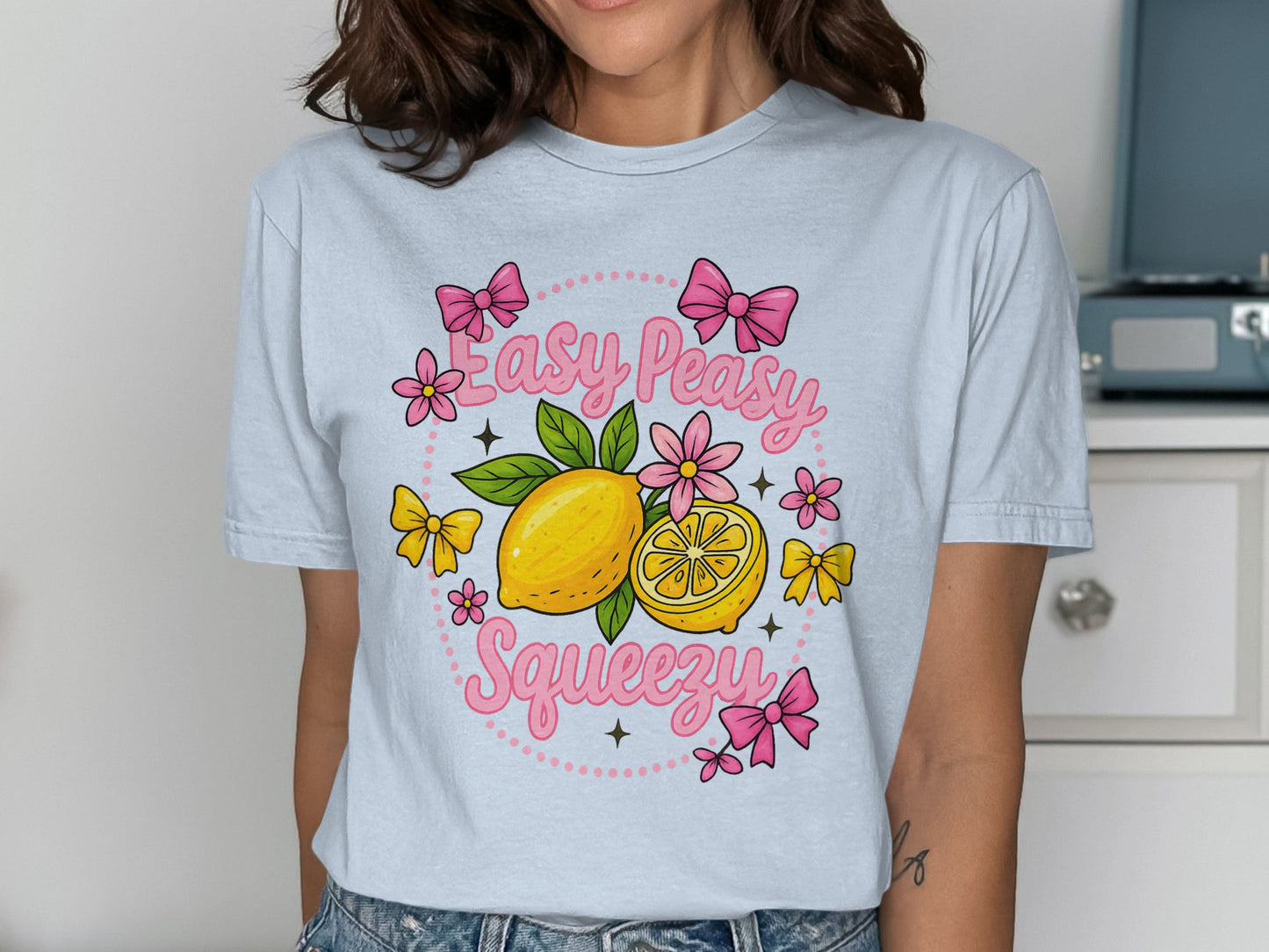 Easy Peasy Squeezy Lemon Graphic Shirt product type