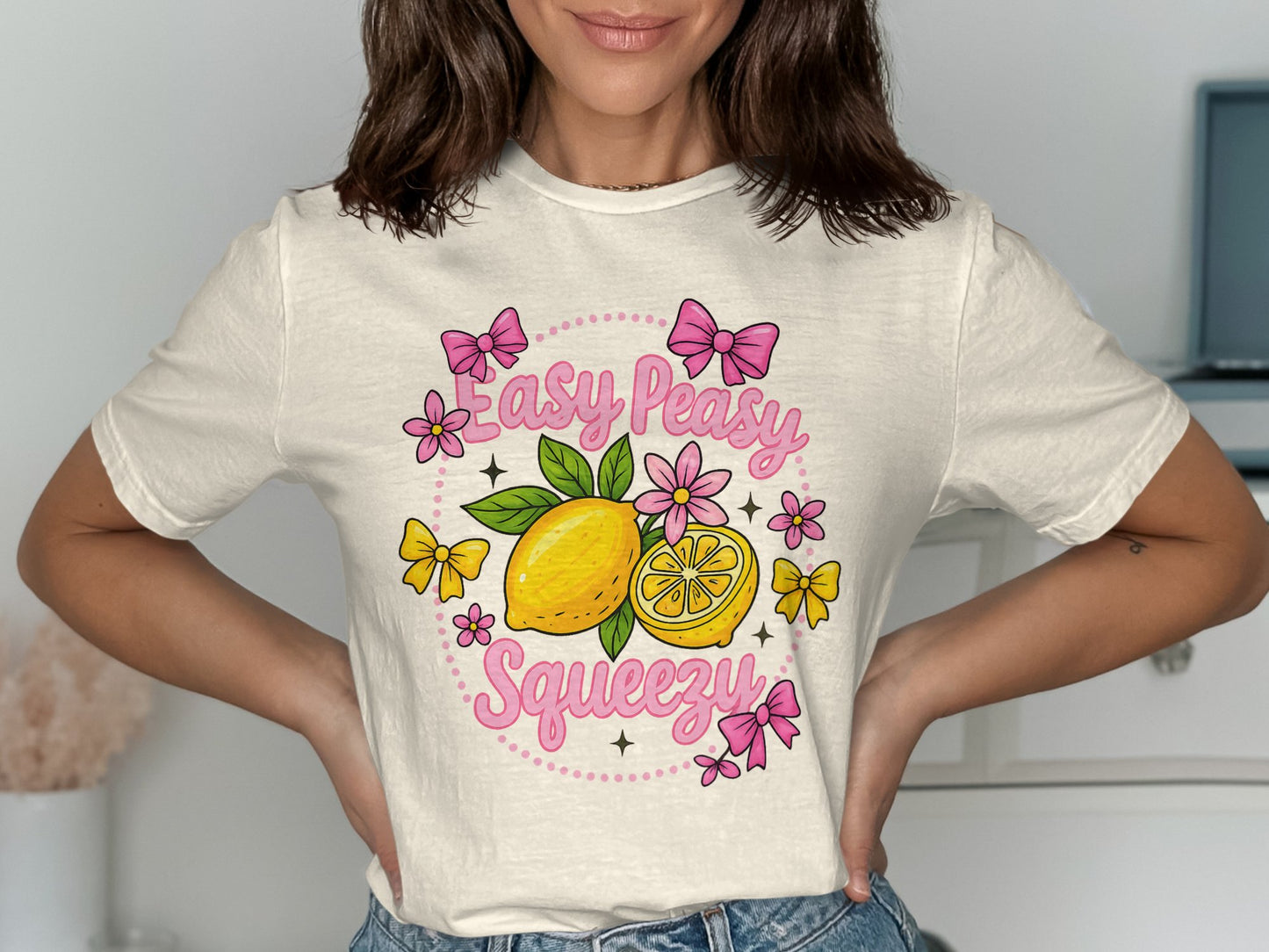 Easy Peasy Squeezy Lemon Design Tee product