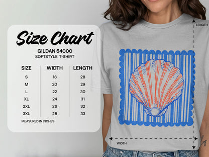 Artistic Shell Design Graphic Unisex T-Shirt product