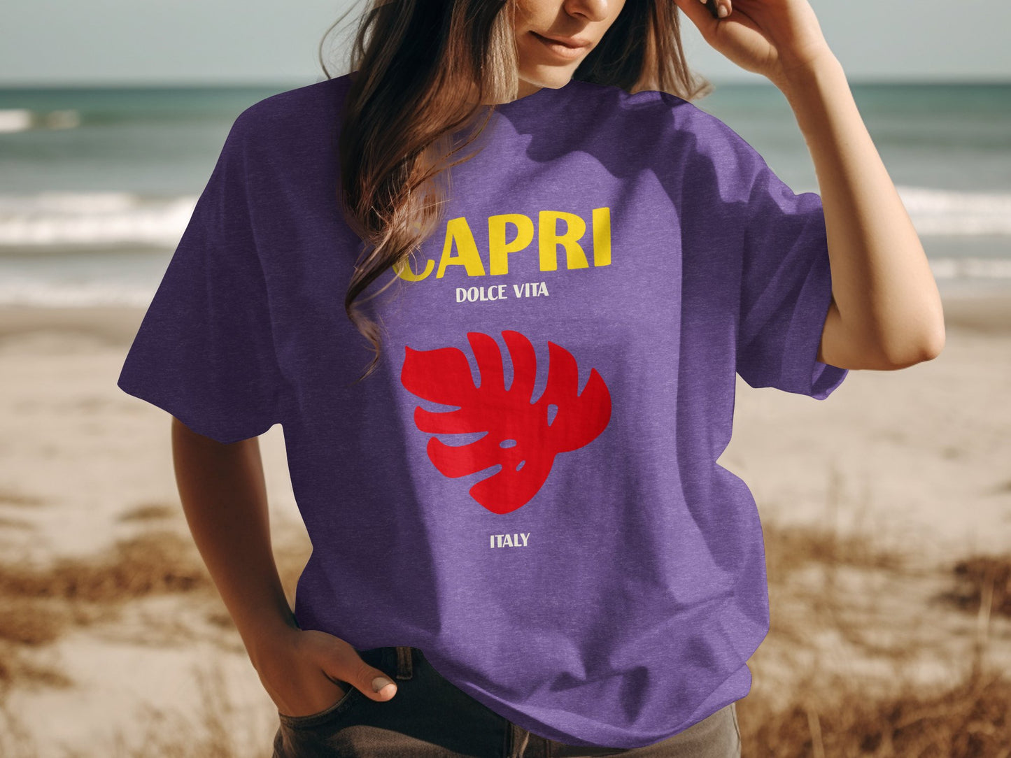 Capri Dolce Vita Italy Graphic Print Shirt product