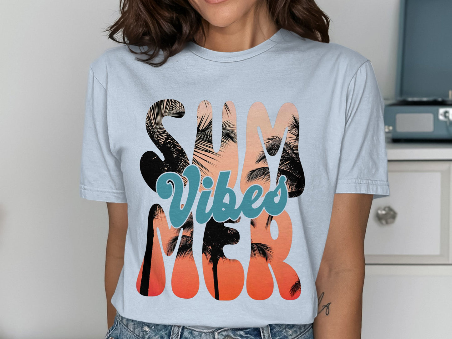 Summer Vibes Graphic Tee Shirt Casual product