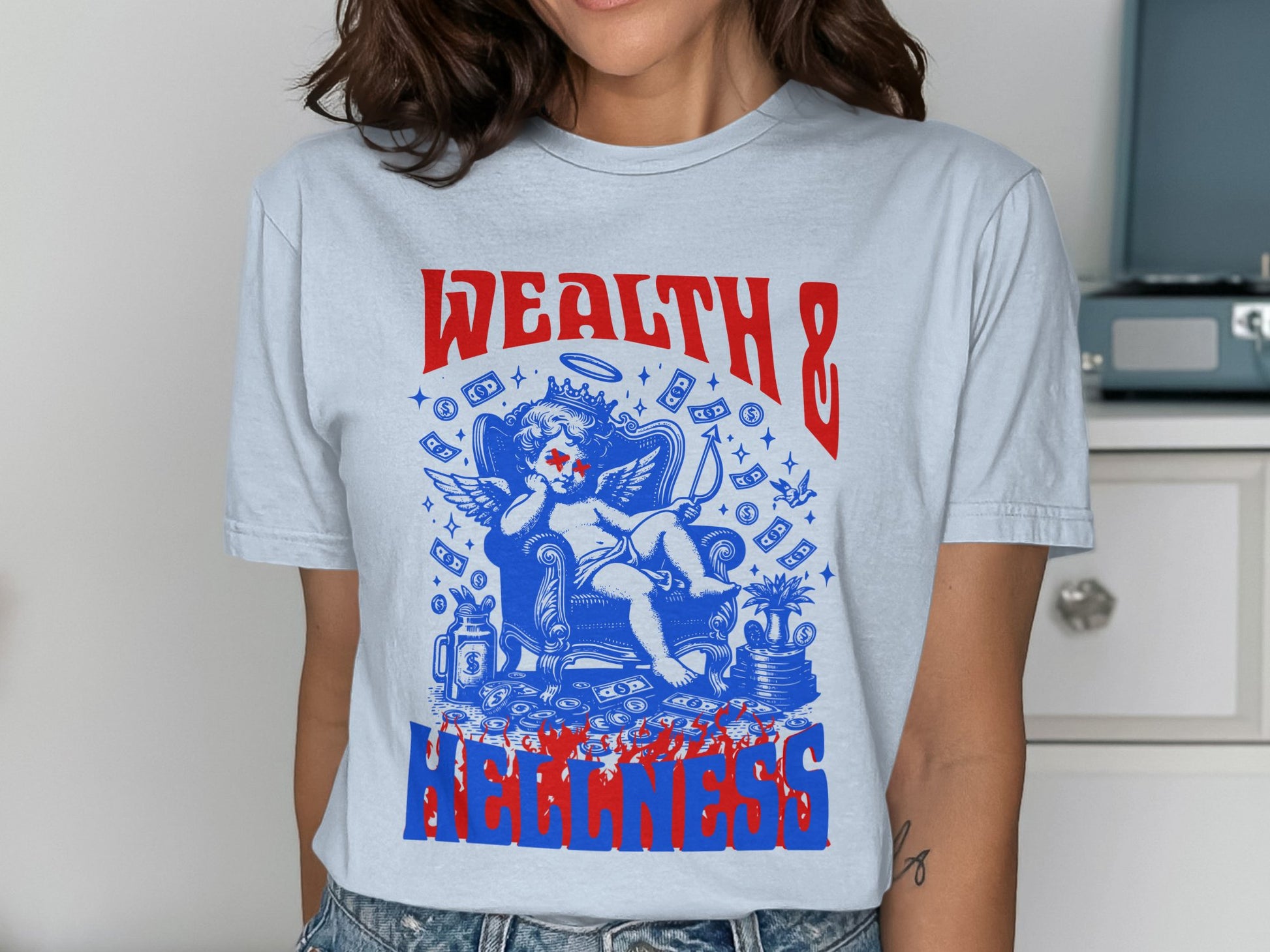 Wealth and Wellness Printed T-shirt product type