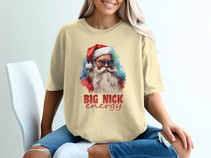 Big Nick Energy Santa Claus Christmas Shirt product
