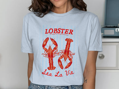 Lobster Sea La Vie Graphic Tee Shirt product type