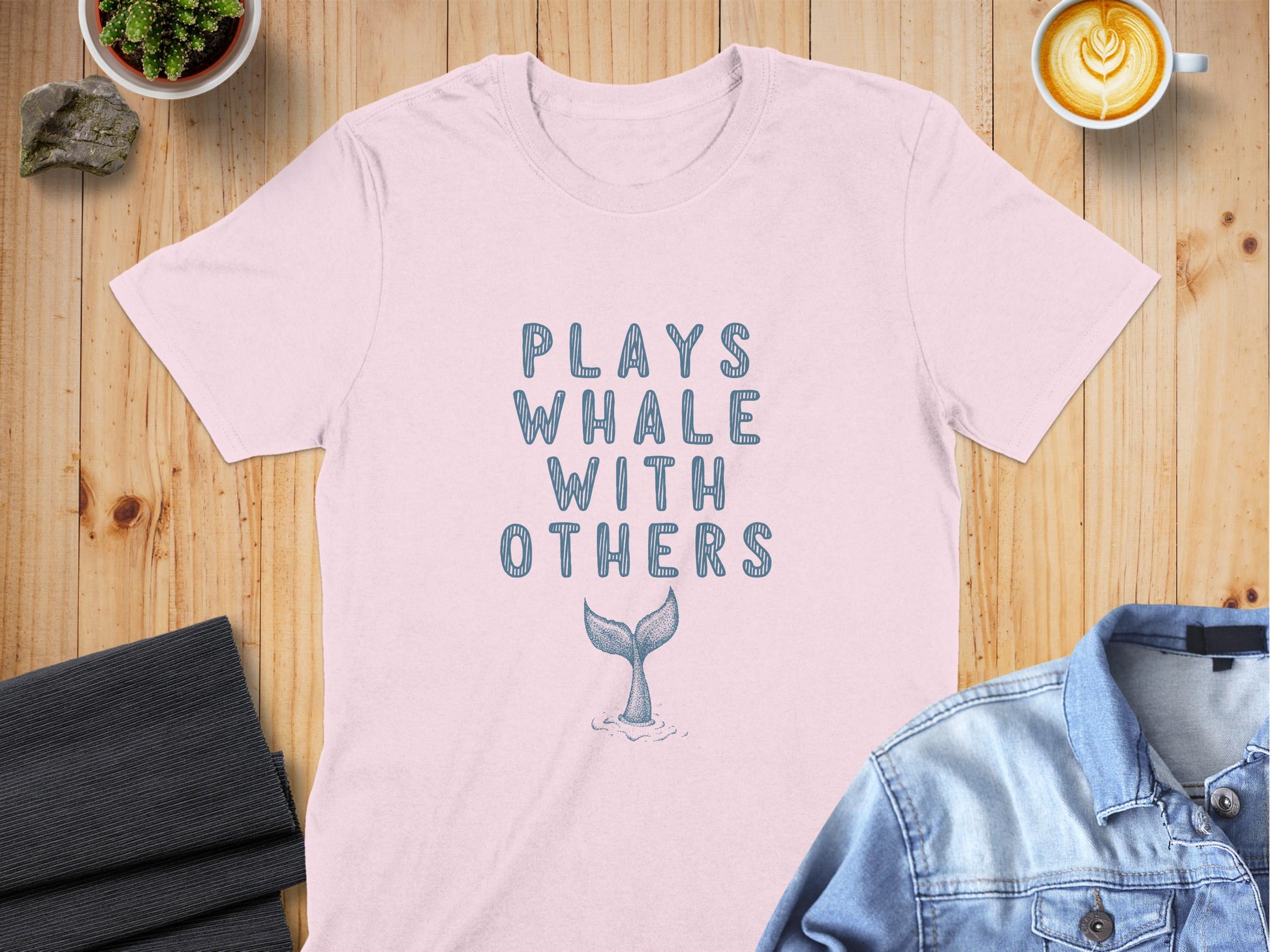 Plays Whale With Others Graphic T-shirt product
