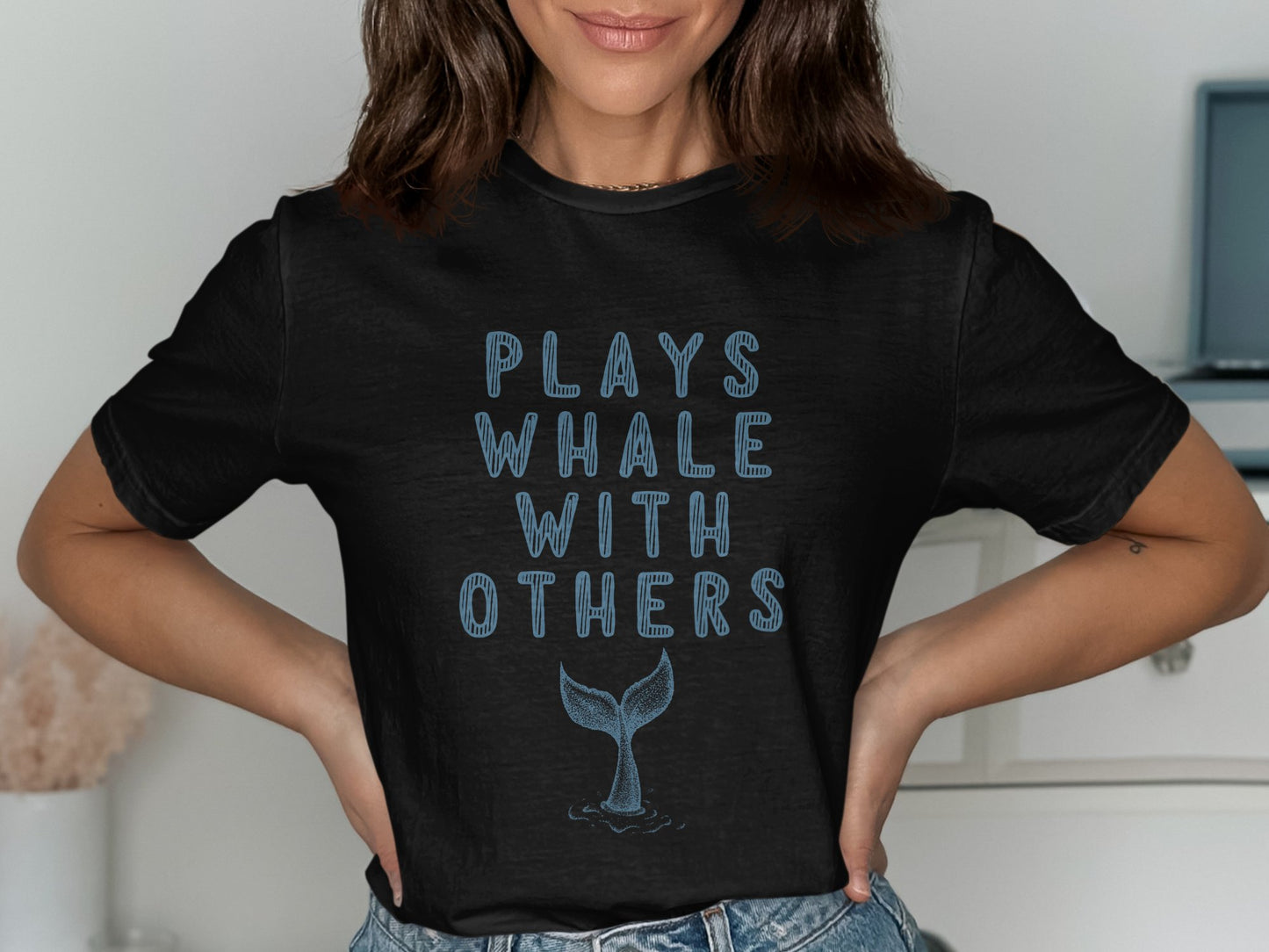 Plays Whale With Others Graphic T-Shirt product