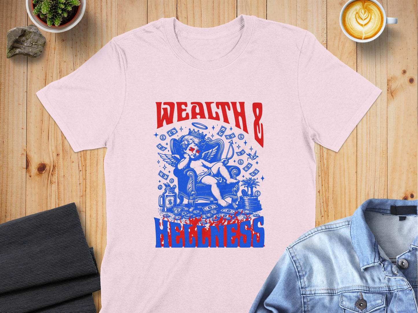 Wealth & Wellness Graphic Tee Shirt product type