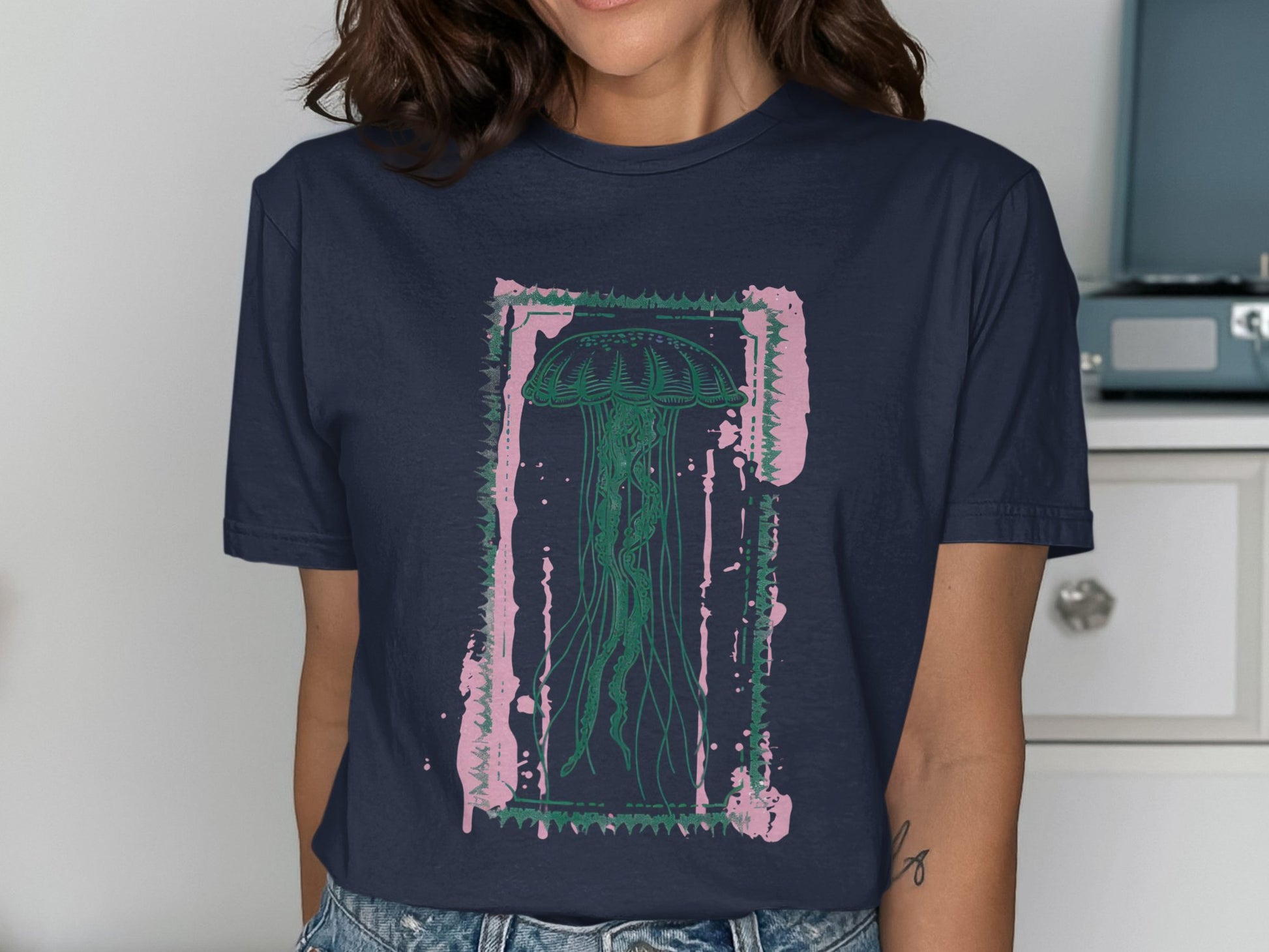 Jellyfish Graphic Design on Classic T-shirt product