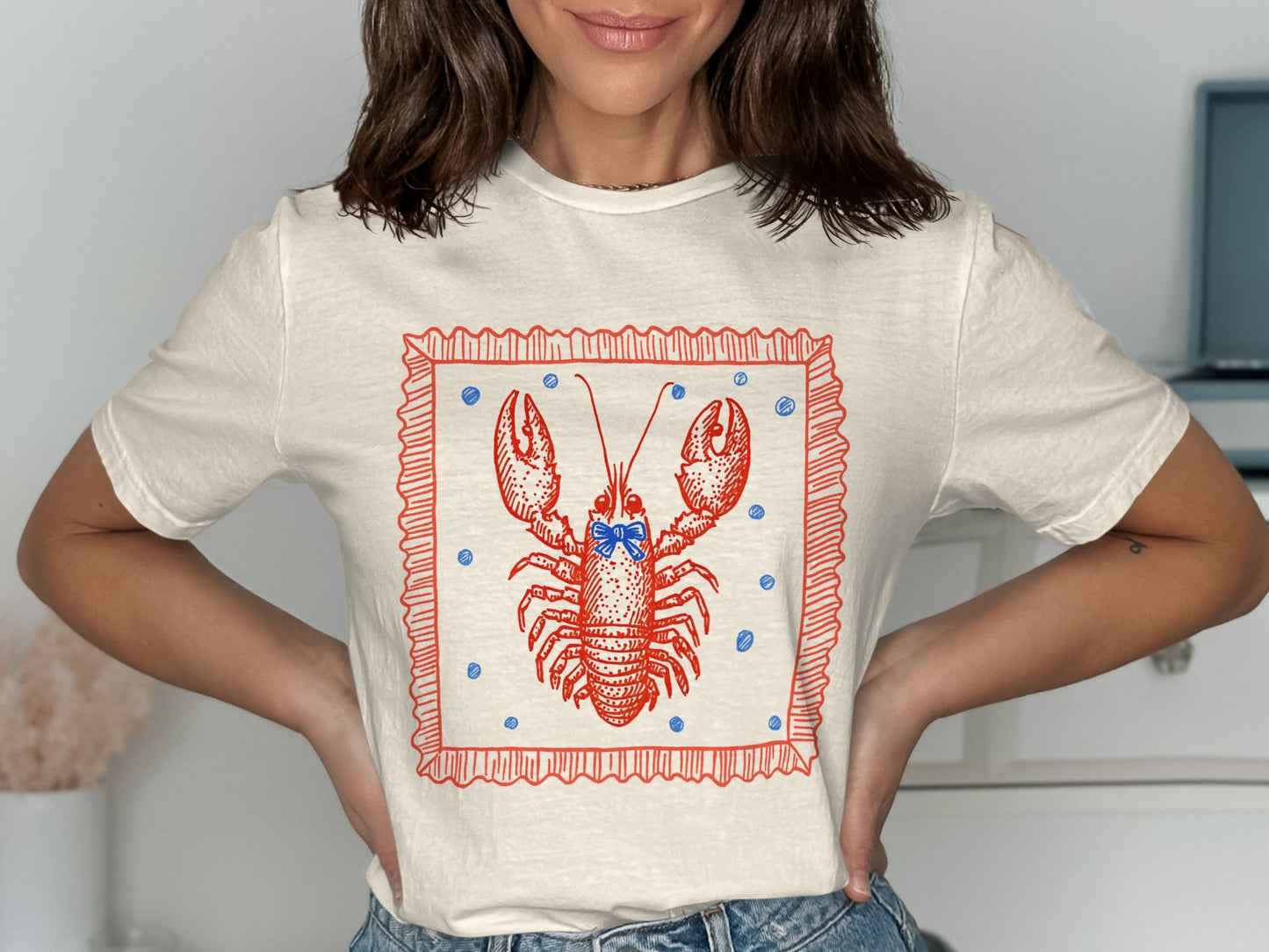 Lobster Graphic Art Shirt Unique Design Product type