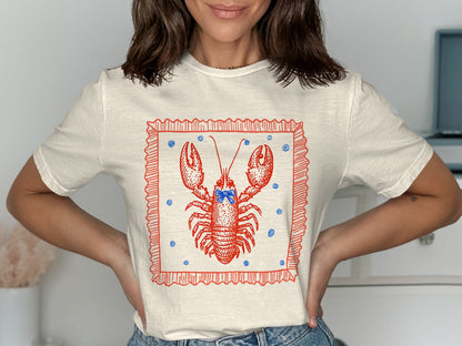 Lobster Graphic Art Shirt Unique Design Product type