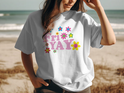 FriYAY Colorful Flowers Graphic Tee product