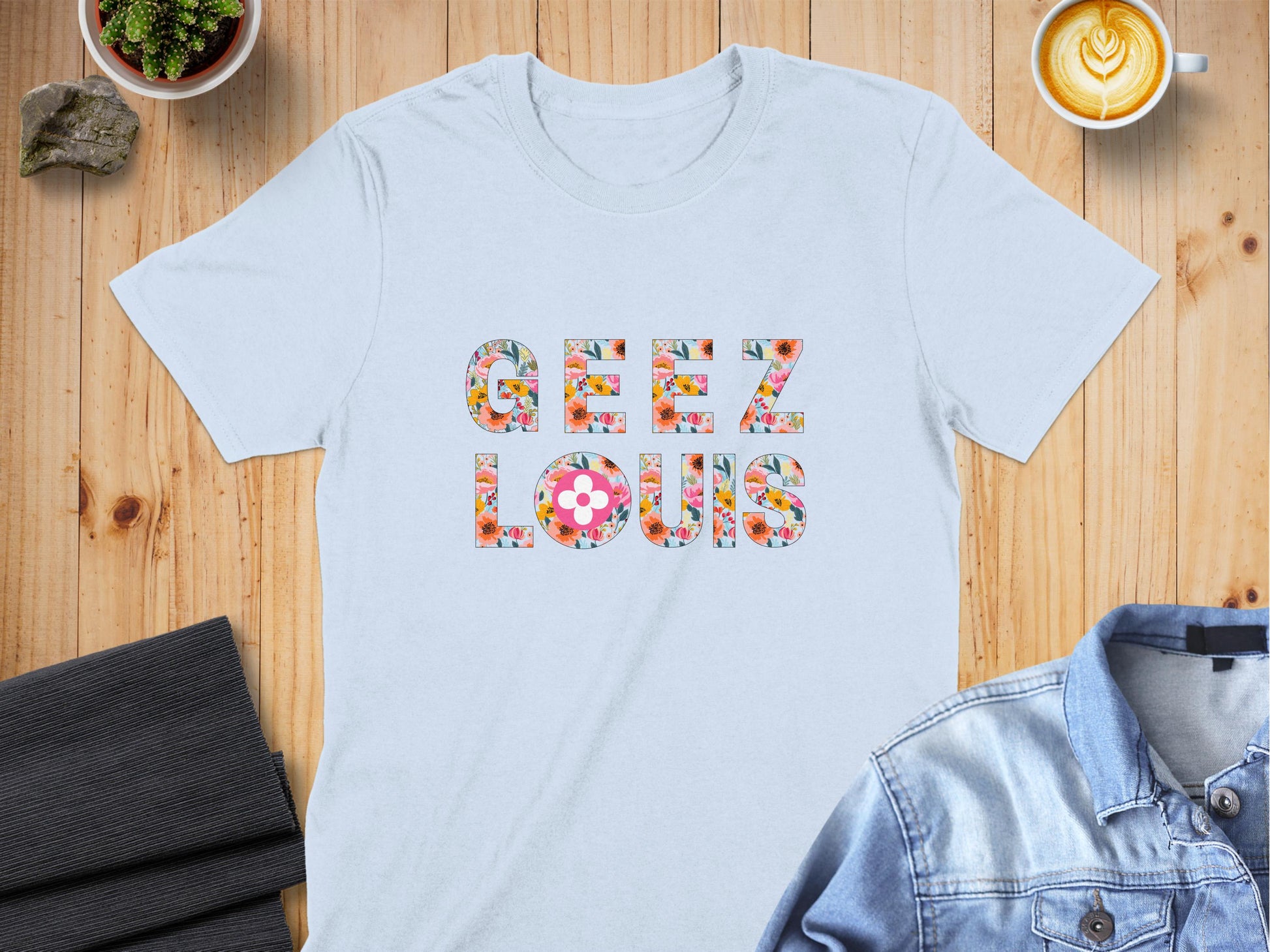 Stylish Geez Louis Graphic Design T-Shirt product type