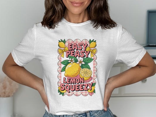 Easy Peasy Lemon Squeezy Graphic Tee product