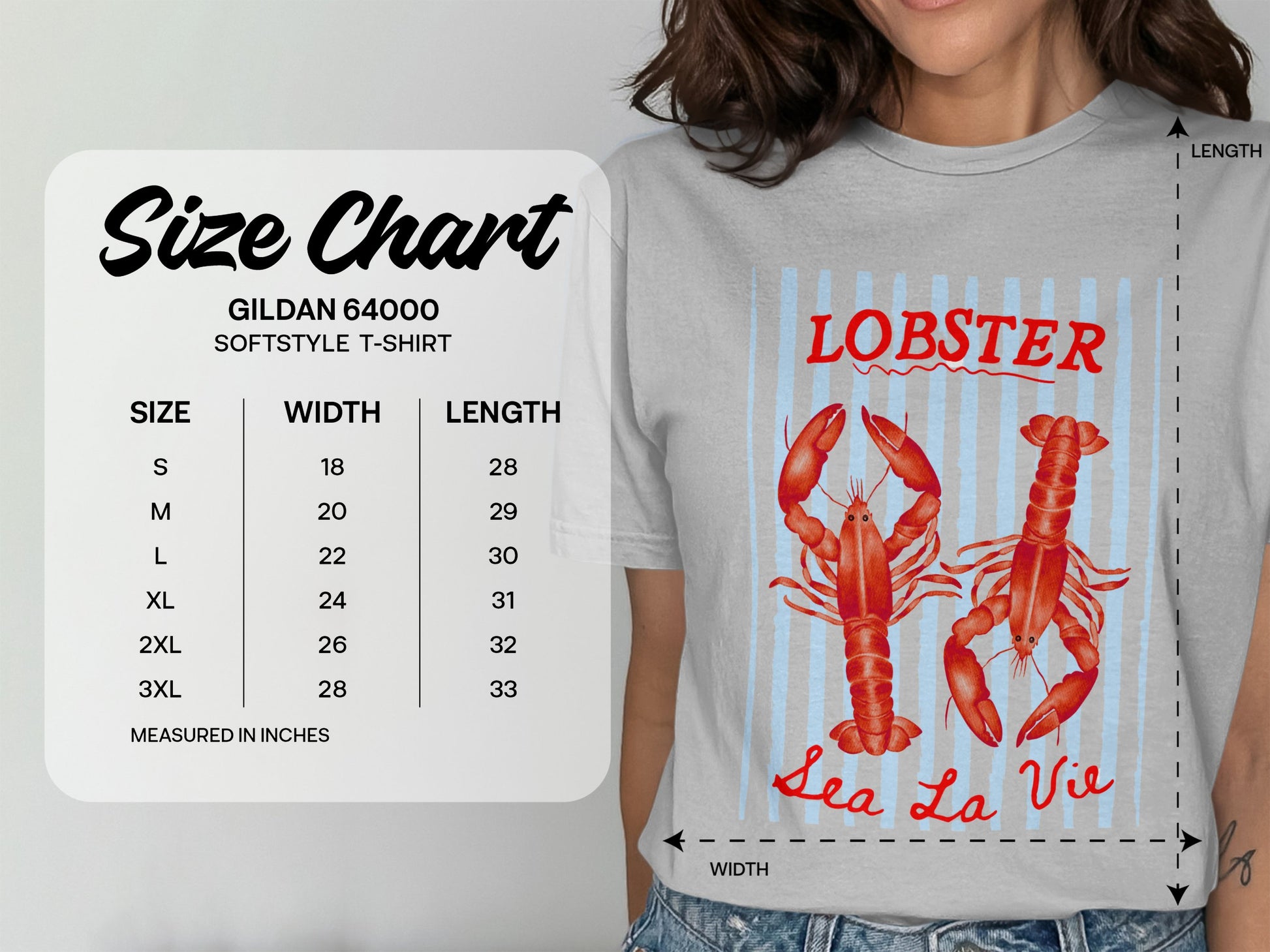 Unique Lobster Sea La Vie Softstyle T-shirt product