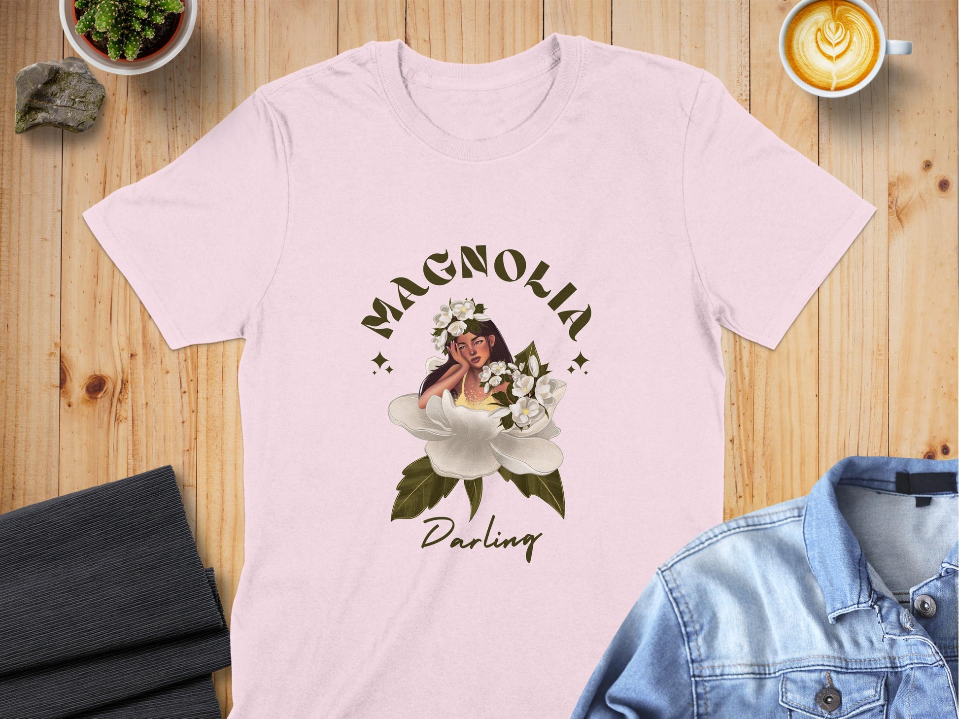 Magnolia Darling Graphic Design T-Shirt product type
