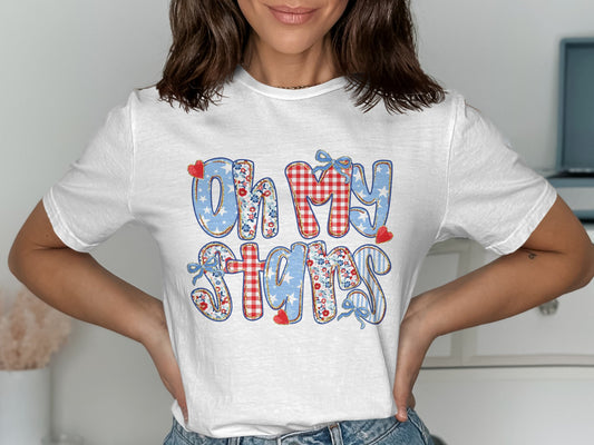 Oh My Stars Graphic T-Shirt Casual Outfit product type