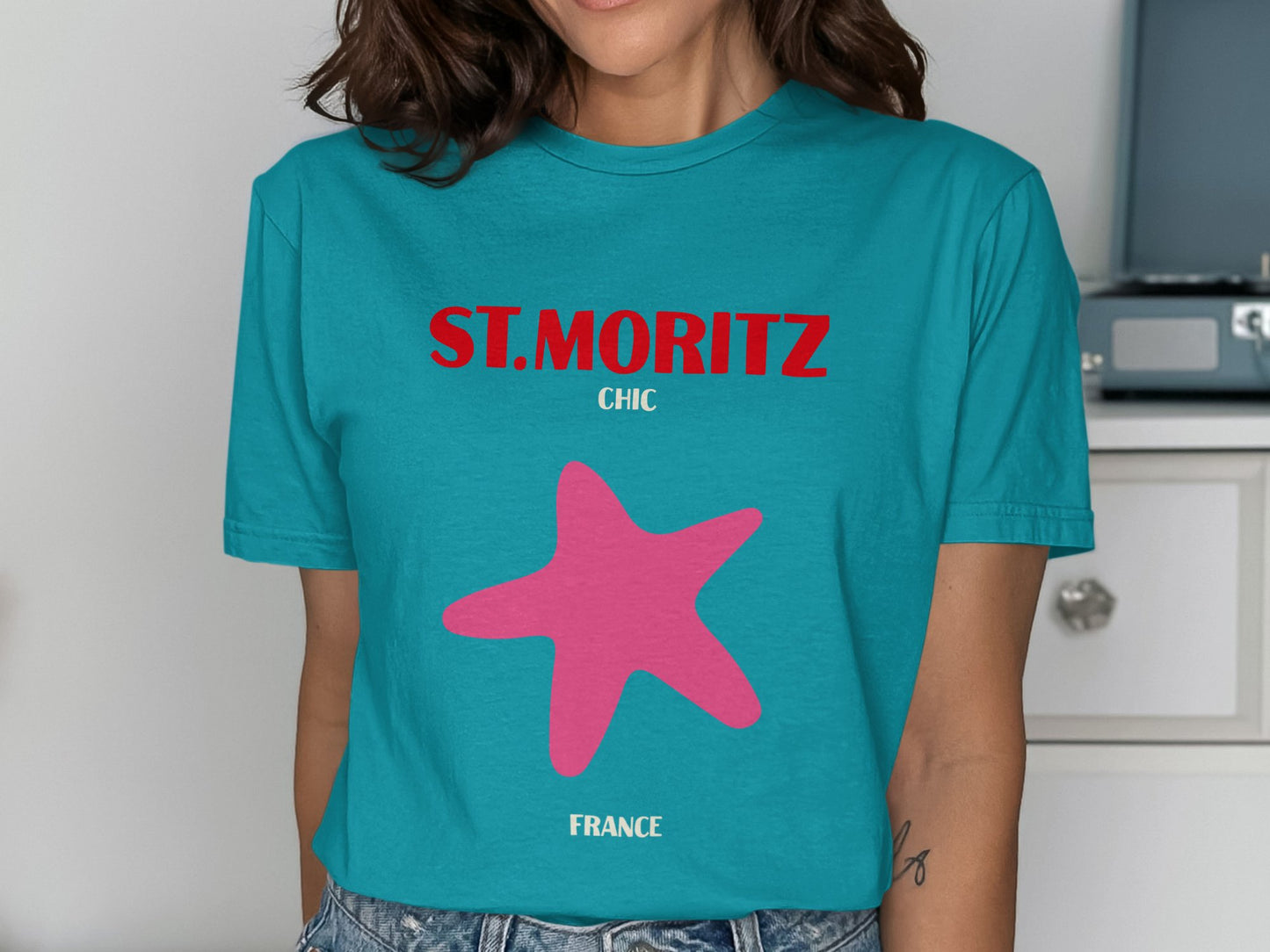 St. Moritz Chic France Starfish Graphic T-Shirt product