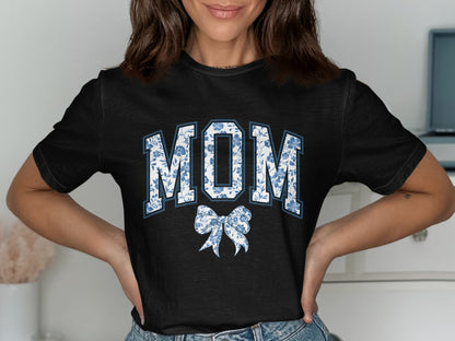 Stylish Black T-Shirt with Cute Mom Design product